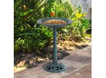 Costway Mangiatoia Per Uccelli Bagno Per Uccelli Mangiatoia Per Uccelli Mangiatoia Per Uccelli Per Balcone, Giardino