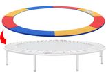 Yakimz Copertura Del Bordo Del Trampolino 28 Cm Di Larghezza Ø244 Cm 100% Resistente Ai Raggi Uv Protezione Del Bordo Della Copertura Della Molla Resistente Agli Strappi 8FT - Colorata