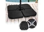 Jiubiaz Supporto Per Ombrellone Supporto Per Peso Ombrellone Da Giardino Supporto Per Ombrellone Fino A 80Kg
