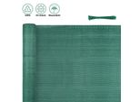 Swanew Schermo Di Privacy Del Balcone Schermo Di Recinzione Schermo Di Tennis 1,2X20M Schermo Di Privacy Hdpe Recinzione Rete Ombreggiante Tessuto Frangivento Verde