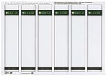 Leitz 1686-00-85 1686 Etichette Per Dorso Pc - Carta, Corte/Strette, 600 Pezzi, Grigio
