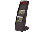 Paperflow 289.01 Portadepliant Courbo Slim - 6 Scomparti, Nero