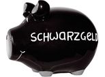 Kcg 101053 Salvadanaio "Black Money"" - Ceramica, Nero, Medio"
