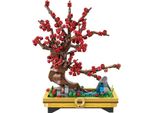 Set Di Costruzioni Bonsai Di Fiori Di Prugno, Mattoncini Didattici, Decorazione Per La Casa, Collezione Di Botanica, Idea Regalo