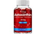 Astaxantina 24 Mg (120 Capsule) Integratore Alimentare, Antiossidante, Pelle, Occhi, Cuore, Cervello, Articolazioni