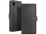 Zanaé, Custodia A Portafoglio Galaxy Xcover 5 Con Patta Magnetica, Nero