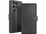 Zanaé, Custodia Portafoglio Galaxy S23 Ultra Con Patta Magnetica, Nero