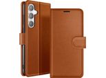 Zanaé, Custodia Portafoglio Galaxy S24 Plus Con Patta Magnetica, Marrone