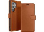 Zanaé, Custodia Portafoglio Galaxy S24 Ultra Con Patta Magnetica, Marrone
