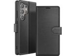 Zanaé, Custodia A Portafoglio Galaxy S24 Ultra Con Patta Magnetica, Nero