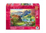 Erholung in den Dolomiten, Puzzle 1000 Teile