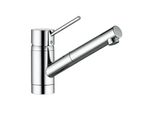 Kludi Scope Mitigeur Monocommandé Pour éVier, Levier Fermé, Basse Pression, Eco, Avec Bec Extractible, Chrome, 339320575, 339320575