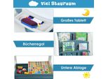 Lavagna Magnetica Bifacciale Per Bambini 2 In 1, Blu