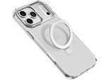 Inf Custodia Argento Per Iphone 15 Pro Max - Antiurto, Magnetica, Con Supporto