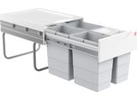 Cestino Hailo 3643141 Tr Swing Tandem Salvaspazio 4X 8,5 Litri