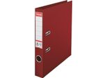 Cartella A Leva A4 Esselte No.1 Power, Plastica Piena, Dorso 5 Cm, Bordeaux