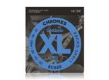 Corde Per Chitarra Elettrica D'addario | Corde Per Chitarra Elettrica | Corde Avvolte Piatte Per Chitarra Elettrica | Il Marchio Di Corde Piu' Popolare Al Mondo | ECG25 Chromes | Acciaio Inossidabile | Leggero (12-52)
