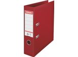 Cartella A Leva A4 Esselte No.1 Power, Plastica Piena, Dorso 7,5 Cm, Bordeaux