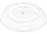 50X Coperchi Con Fessura A Croce Per Bicchieri Pet Smoothies- Dessertb. O95Mm