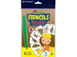 Stencil Per Pennarelli Soffianti Air Pens G Dinosauro