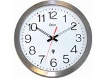 Cep Orium, Orologio Da Parete Radiocontrollato, Impermeabile, Argento, Acciaio Inossidabile