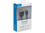 Digitus DB-330300-020-S Digitus Cavo Hdmi A->DVI(18+1) St/St 2,0M Nero Fullhd