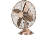 Tristar | Ventilatore Da Tavolo Retrò | VE-5970 | Ventilatore Da Tavolo | Rame | Diametro 30 Cm | Numero Di Velocità 3 | Oscillazione | 35 W | No