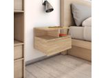 Vidaxl Comodino Sospeso Rovere Sonoma 40X31X27 Cm Materiale A Base Di Legno