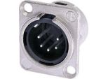 Neutrik - Connettore Di Montaggio Xlr, Maschio A 5 Pin, Placcato Argento, Nichel, Dimensione D