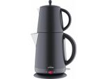 Bollitore Da Tè SchäFer Eds 1,7L Strix 2200W Bollitore Elettrico In Acciaio Inox Per Tè Caymatik Nero Opaco