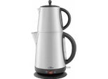 Bollitore Per Tè SchäFer Eds 1,7L Strix 2200W Bollitore Elettrico In Acciaio Inox Per Tè Caymatik Argento