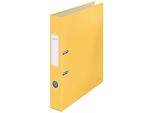 Leitz 1062-00-19 1062 Cartella Di Qualità Cosy Soft-Touch - A4, Stretta, Giallo Opaco