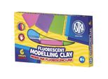 Argilla Da Modellare Per La Scuola Astra 6 Colori Fluo