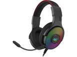 Havit H2028U Cuffie Da Gioco Rgb Con Microfono, Cuffie Da Gioco 7.1 Usb, Cancellazione Del Rumore Nero