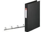 Esselte - Raccoglitore Ad Anelli Vivida 4R A4 25Mm Pp Nero | 1 Pezzo