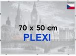 Bfhm Cornice Per Puzzle Euroclip, 70 × 50 Cm, Plexiglass