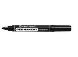 Centropen, Pennarello 8566, Nero, 10 Pezzi, 2,5 Mm, A Base Di Alcol, Prezzo Per 1 Pezzo