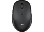 Havit MS76GT Mouse Universale Senza Fili Mouse Senza Fili 800-1600 Dpi Usb + 2,4 Ghz Fino A 10 M Nero