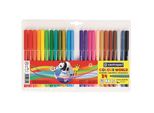 Pennarelli Triangolari Colour World 7550, Set Di 24 Colori