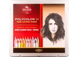 Pastelli A Matita Polycolor "Portrait"" 24 Colori In Scatola Di Metallo Koh-I-Noor"