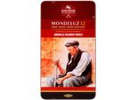 Pastelli Artistici Acquerellabili Koh-I-Noor Mondeluz Set Di 12 In Scatola Di Latta