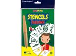 Stencil Per Pennarelli Soffianti Air Pens M Tema Militare