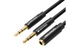 Cavo Audio 2X Spina Da 3,5 Mm A Presa Da 3,5 Mm 0,3 M