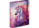 Baagl Schede Per Quaderni Scolastici A5 Unicorn Kingdom