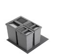 Cestino Hailo 3301635 Allegro 295 Inserto 2X 8 + 18 L Grigio Scuro