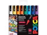 Pennarelli Acrilici Uni Posca 5M, 16 Pz