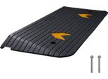 Succebuy Rampa Di Soglia In Gomma Migliorata, Rialzo Di 3,8 Cm, Rampa Antiscivolo Per Porte, Sedie A Rotelle E Scooter, Portata 15.000 Kg