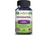 Resveratrolo 1000Mg (120 Capsule) Integratore Alimentare, Cuore, Cervello, Sistema Immunitario
