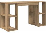 Vidaxl Scrivania In Rovere Artisan 130 X 50,5 X 75 Cm Materiale In Legno
