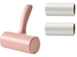 Inf Levapelucchi Da 12 Cm Con 4 Ricariche - Rimuovi Peli Di Animali E Lanugine Rosa